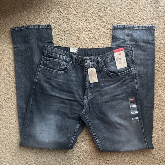 NWT! 559™ Relaxed Straight Fit Men's Jeans- 36 X 36 Just Being Me - Black - Picture 6 of 11